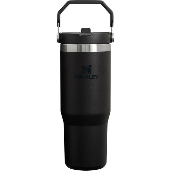 30oz Vacuum Insulated Bottle For Stanley IceFlow Stainless Steel Tumbler Straw